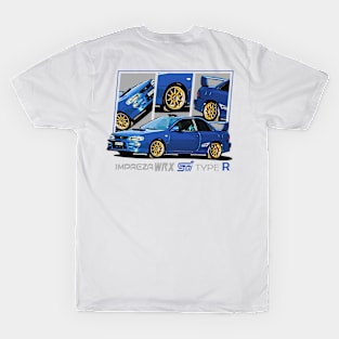 Impreza WRX STI Type R Two Doors, Coupe, JDM Car T-Shirt